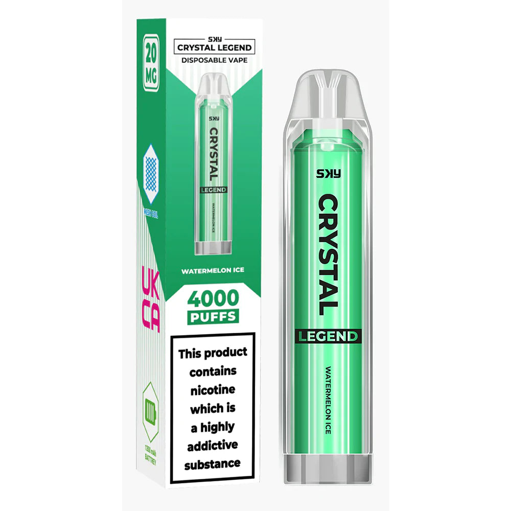 Crystal Legend 4000 Puffs Disposable Vape (Pack of 10)