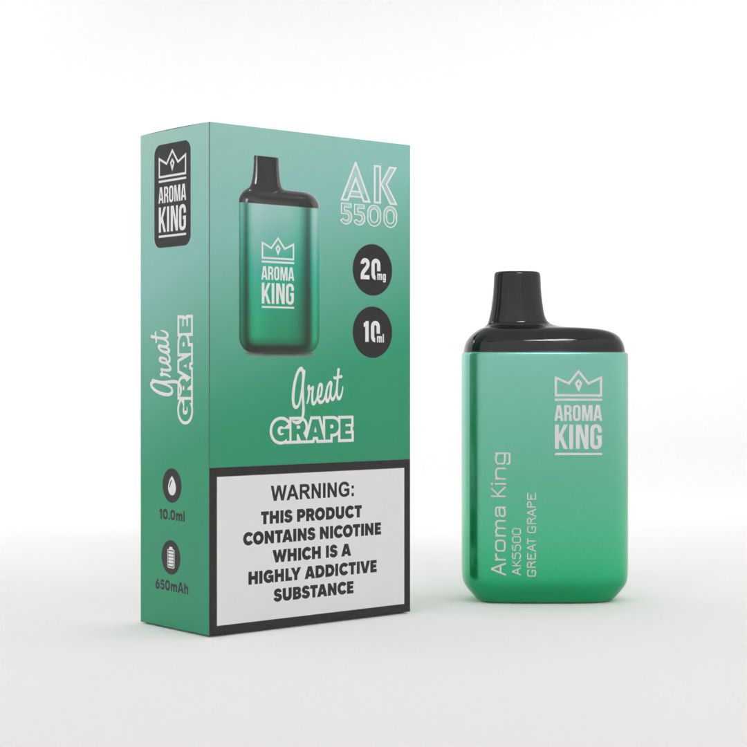 Aroma King AK5500 Metallic Disposable Vape Pod - simbavapes