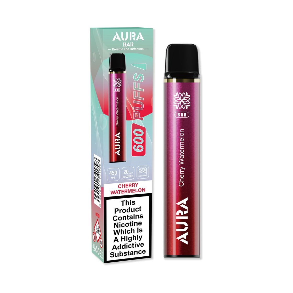 Aura Bar 600 Puffs Disposbale Vape - Pack of 10