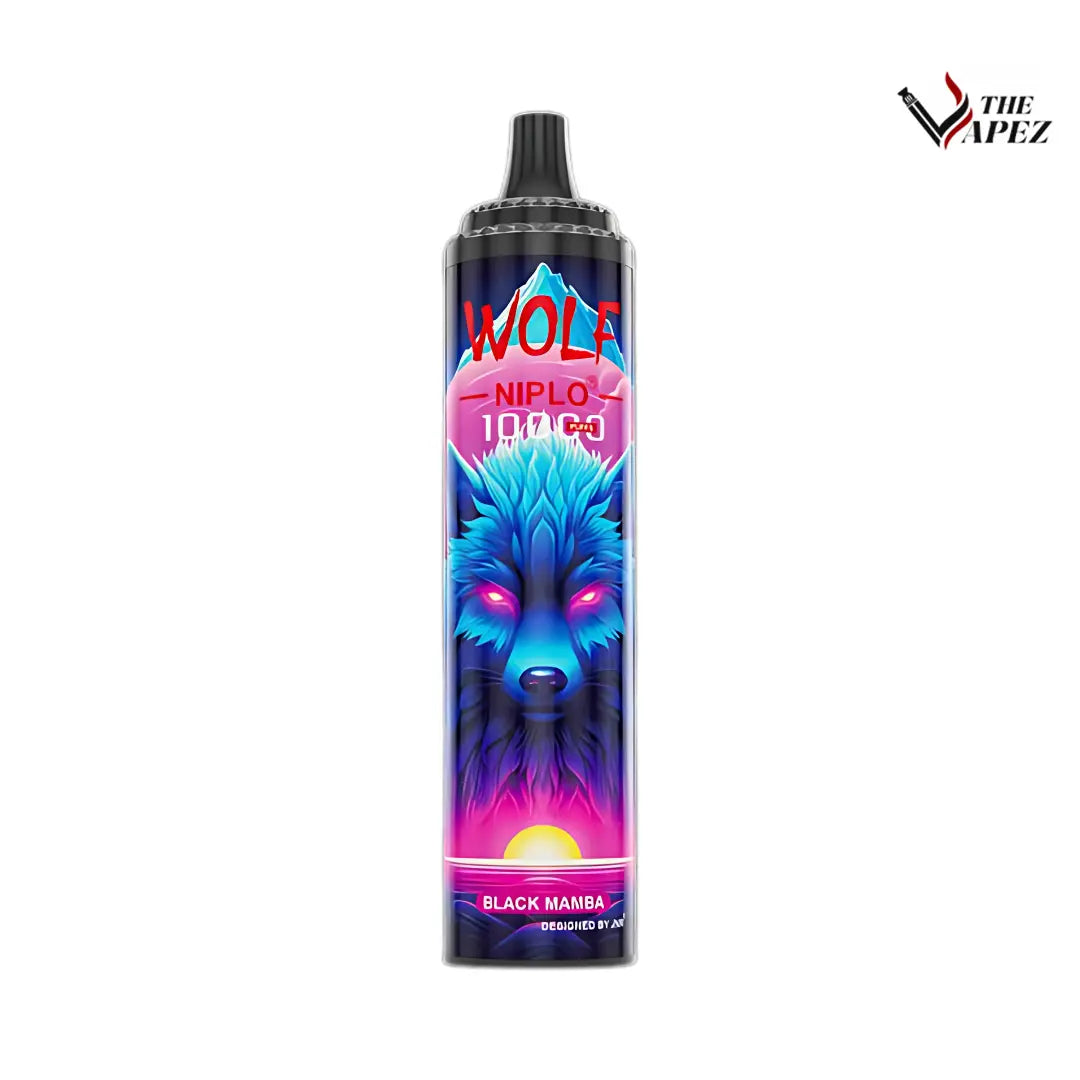 Jnr Wolf Niplo 10000 Puffs Disposable Vape Black Mamba