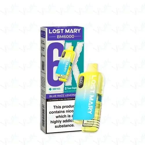 Lost Mary Bm6000 blue razz lemonade