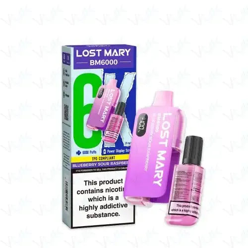 Lost Mary Bm6000 blueberry sour raspberry