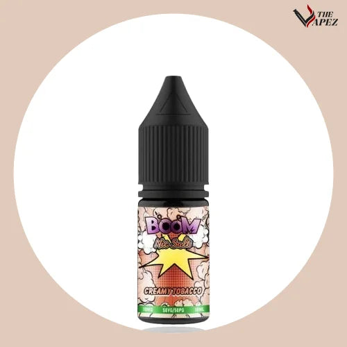 Boom 10ml Nic Salts-Creamy Tobacco