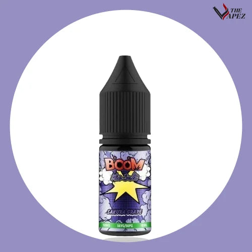 Boom 10ml Nic Salts-Sakura Grape