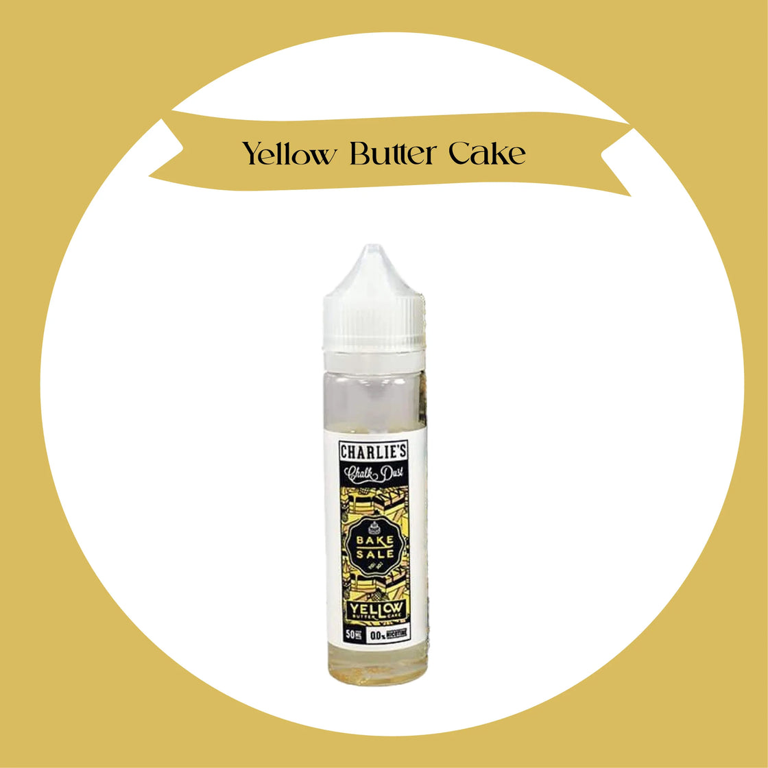 Charlie's Chalk Dust 50ml E-Liquids-Yellow Butter Cake