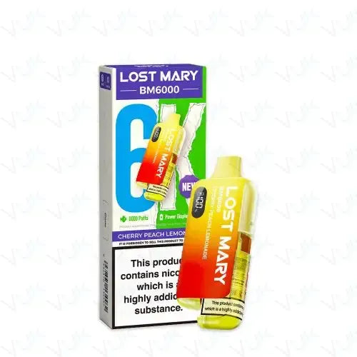 Lost Mary Bm6000 cherry peach lemonade