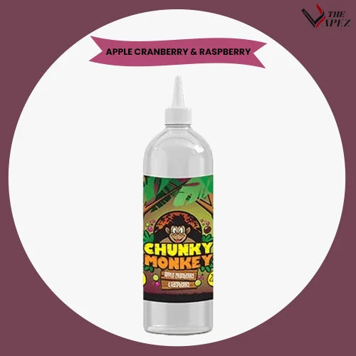 Chunky Monkey 200ml E-Liquids-Apple Cranberry & Raspberry