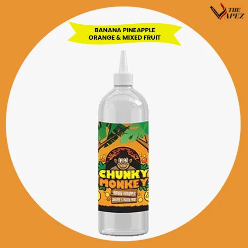 Chunky Monkey 200ml E-Liquids-Banana Pineapple Orange & Mixed Fruit