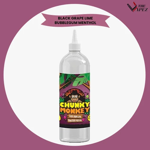 Chunky Monkey 200ml E-Liquids-Black Grape Lime Bubblegum Menthol