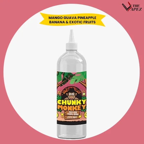 Chunky Monkey 200ml E-Liquids-Mango Guava Pineapple Banana & Exotic Fruits