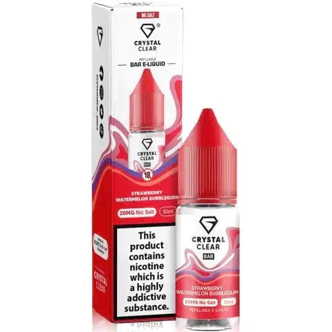 Crystal Clear Nic Salts 10ml- Pack of 10 - #Simbavapeswholesale#