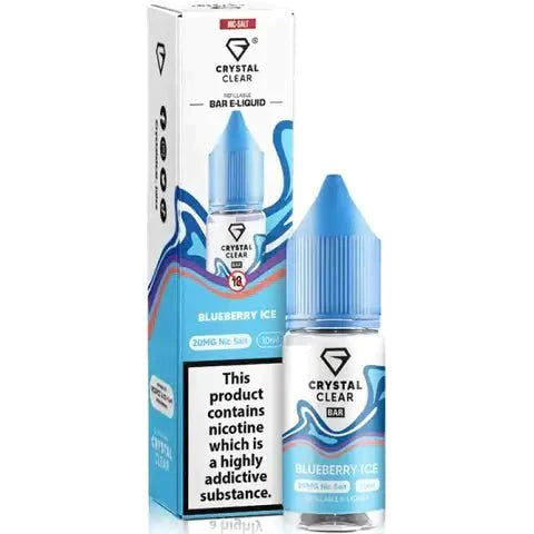 Crystal Clear Nic Salts 10ml- Pack of 10 - #Simbavapeswholesale#