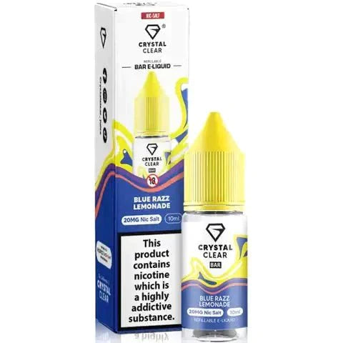 Crystal Clear Nic Salts 10ml- Pack of 10 - #Simbavapeswholesale#