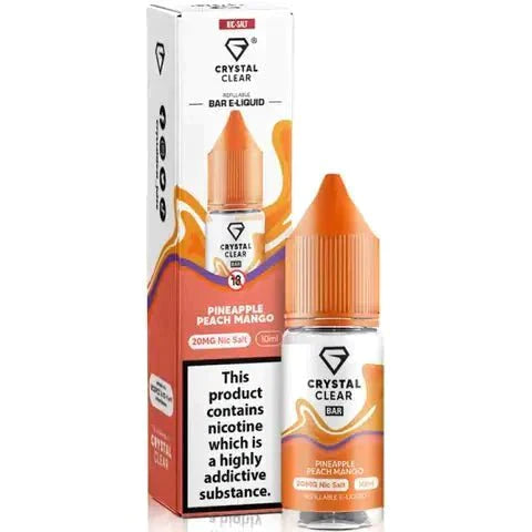 Crystal Clear Nic Salts 10ml- Pack of 10 - #Simbavapeswholesale#