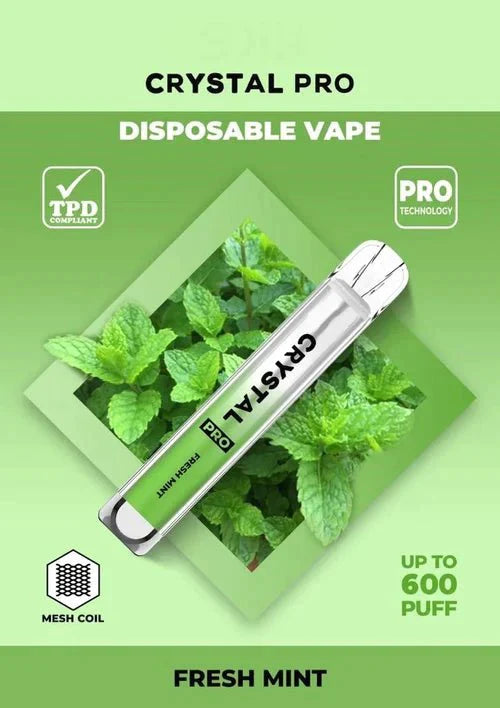 Crystal Pro Bar 600 Puffs Disposable Vape- pack of 10 