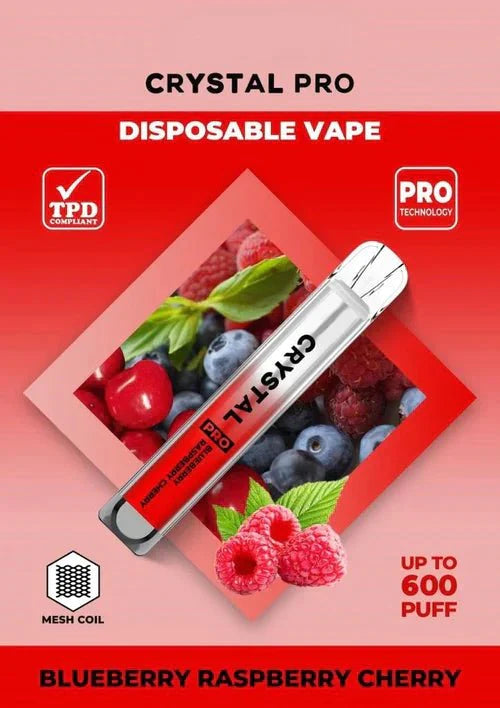 Crystal Pro Bar 600 Puffs Disposable Vape- pack of 10 