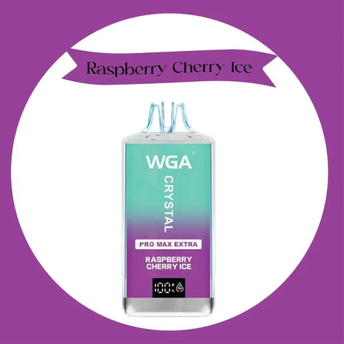 WGA Crystal Pro Max 6000 Puffs-Raspberry Cherry Ice