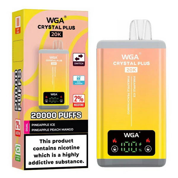 WGA Crystal Plus 20000 Puffs Disposable Vape Dual Flavours