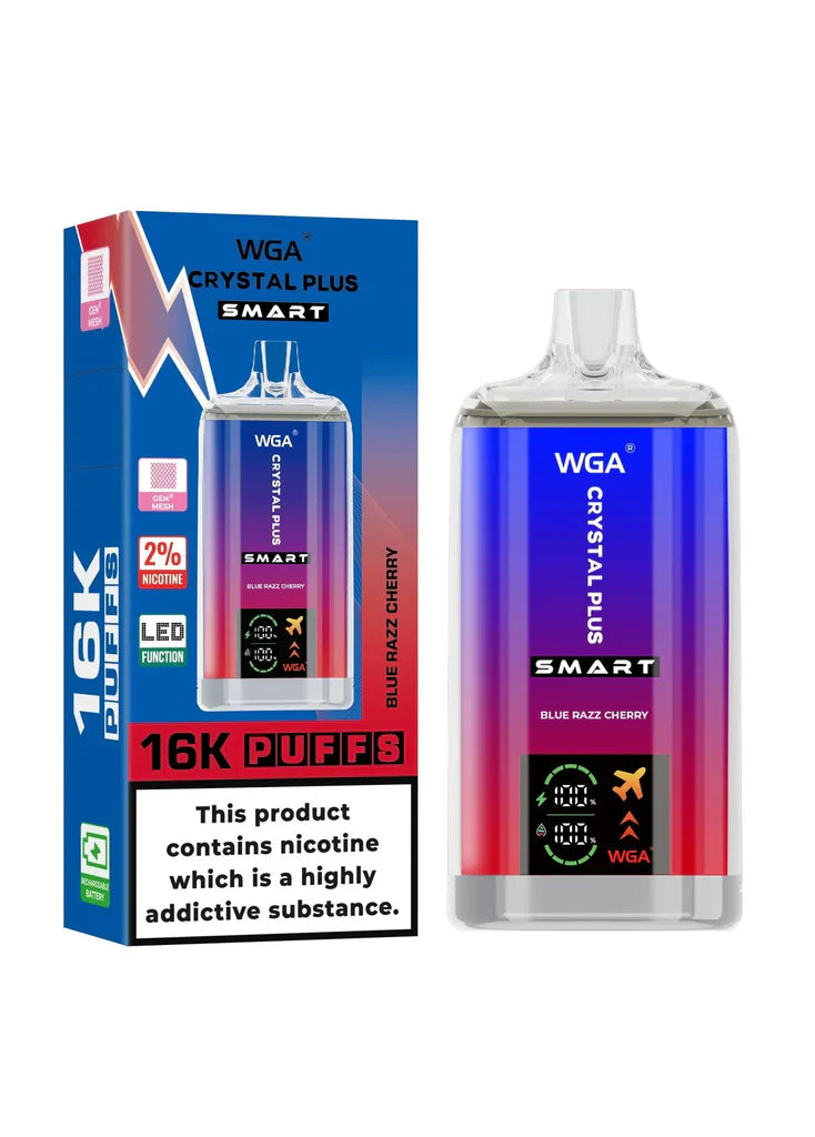 WGA Crystal Plus Smart 16000+ Puffs Disposable Vape