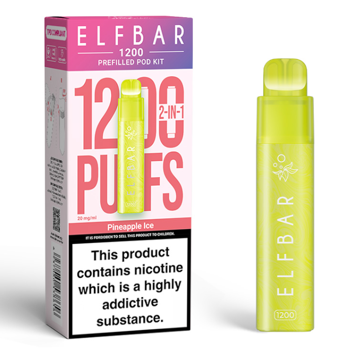 ELF BAR 1200 2 in 1 Prefilled Pod Kit (Box of 5)