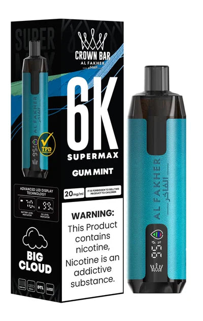 Al Fakher Supermax 6000 Puffs Disposable Vape