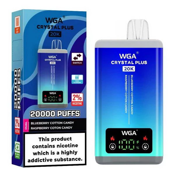 WGA Crystal Plus 20000 Puffs Disposable Vape Dual Flavours