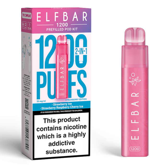 ELF BAR 1200 2 in 1 Prefilled Pod Kit (Box of 5)