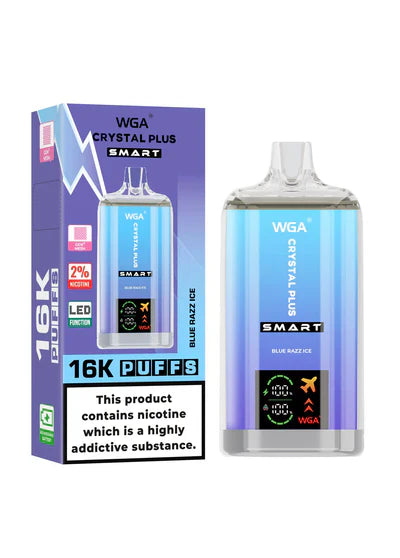 WGA Crystal Plus Smart 16000+ Puffs Disposable Vape (Box of 10)