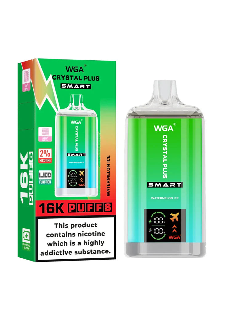 WGA Crystal Plus Smart 16000+ Puffs Disposable Vape