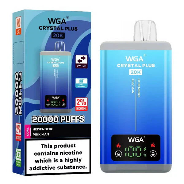 WGA Crystal Plus 20000 Puffs Disposable Vape Dual Flavours