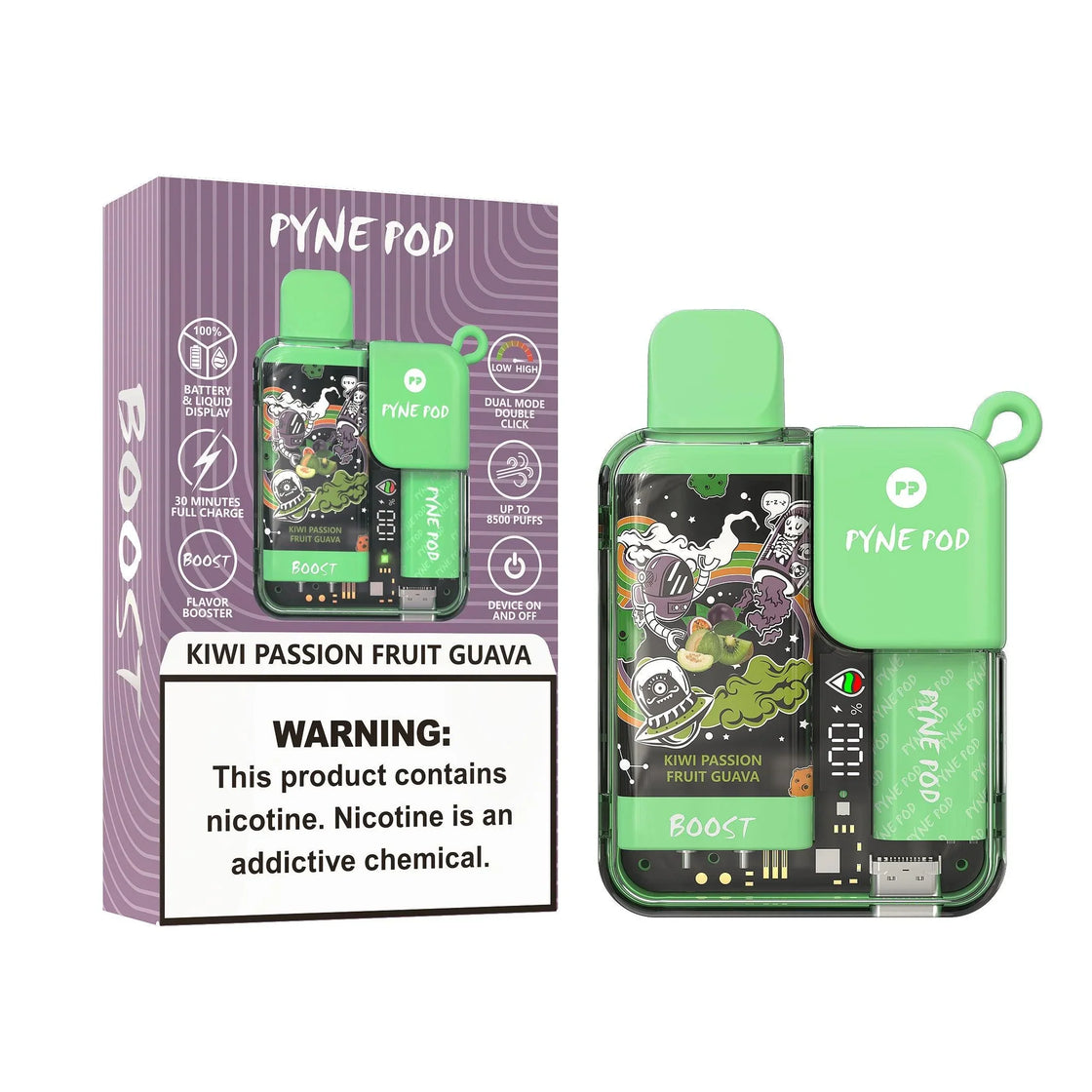 Pyne Pod Boost 8500 Puffs Disposable Vape (Box of 10)