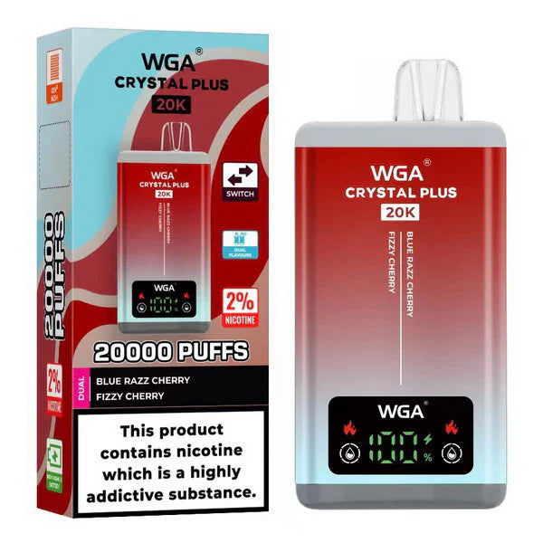 WGA Crystal Plus 20000 Puffs Disposable Vape Dual Flavours