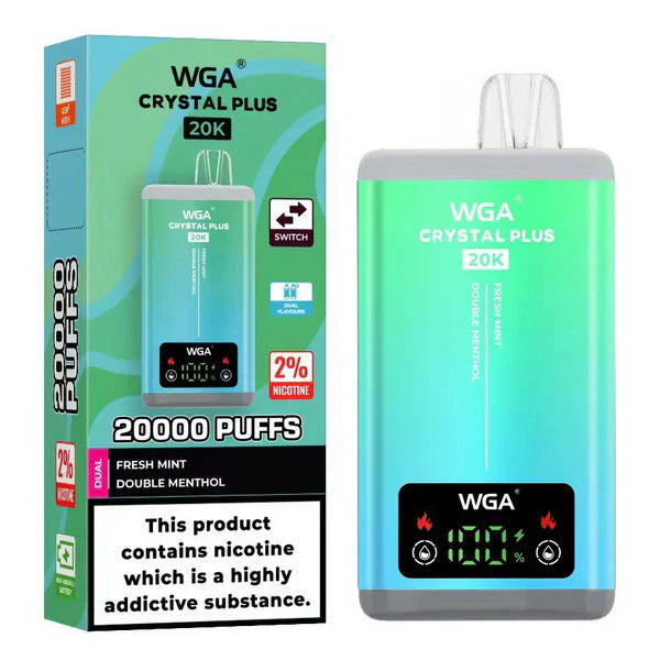 WGA Crystal Plus 20000 Puffs Disposable Vape Dual Flavours