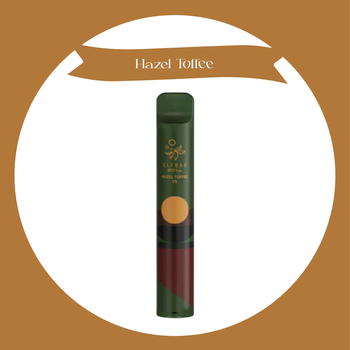 Elf Bar 600 Puffs-Hazel Toffee