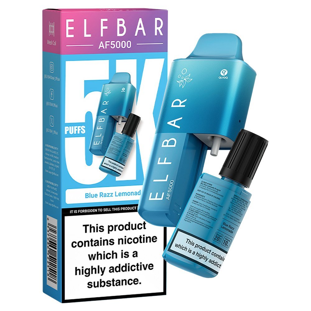 Elfbar AF5000 Puffs Disposable Vape Device - Box of 10