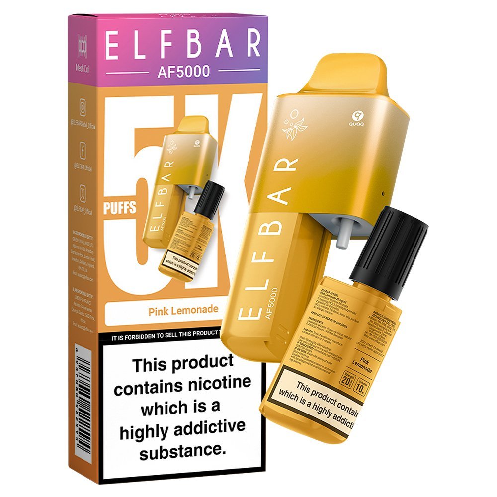 Elfbar AF5000 Puffs Disposable Vape Device - Box of 10 