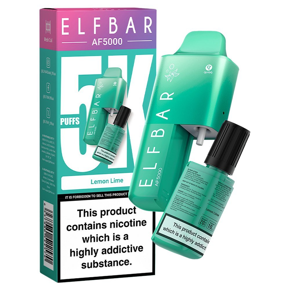 Elfbar AF5000 Puffs Disposable Vape Device - Box of 10 