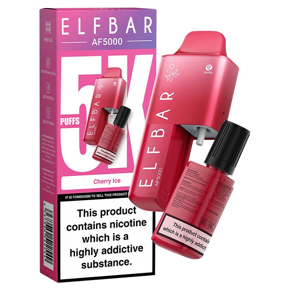 Elfbar AF5000 Puffs Disposable Vape Device - Box of 10