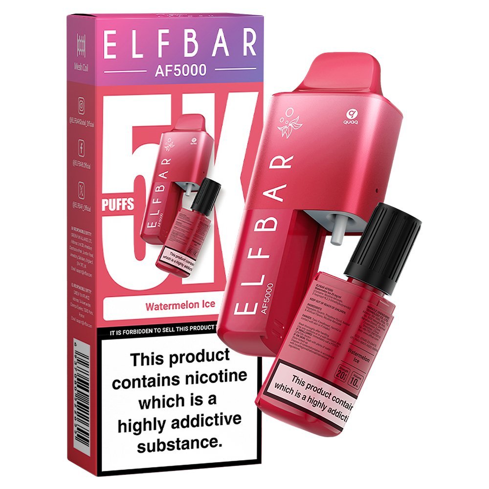 Elfbar AF5000 Puffs Disposable Vape Device - Box of 10