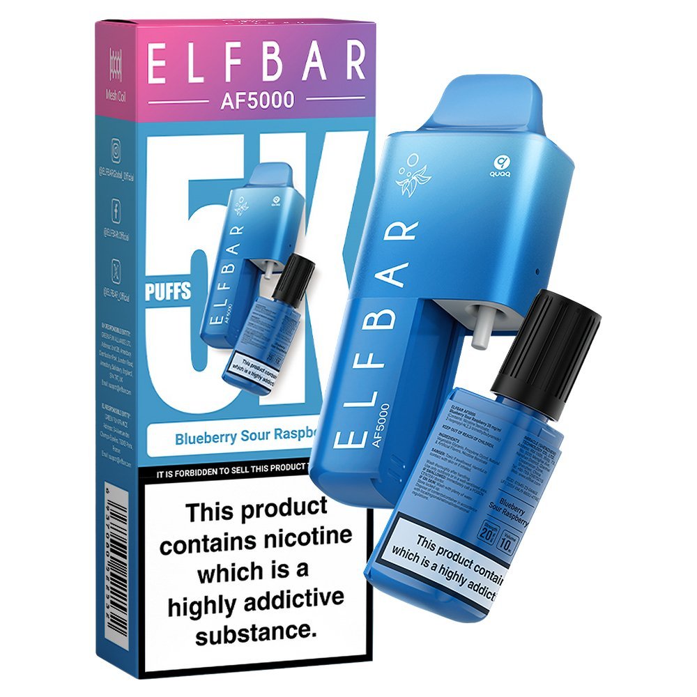 Elfbar AF5000 Puffs Disposable Vape Device - Box of 10