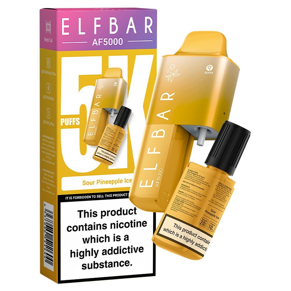 Elfbar AF5000 Puffs Disposable Vape Device - Box of 10