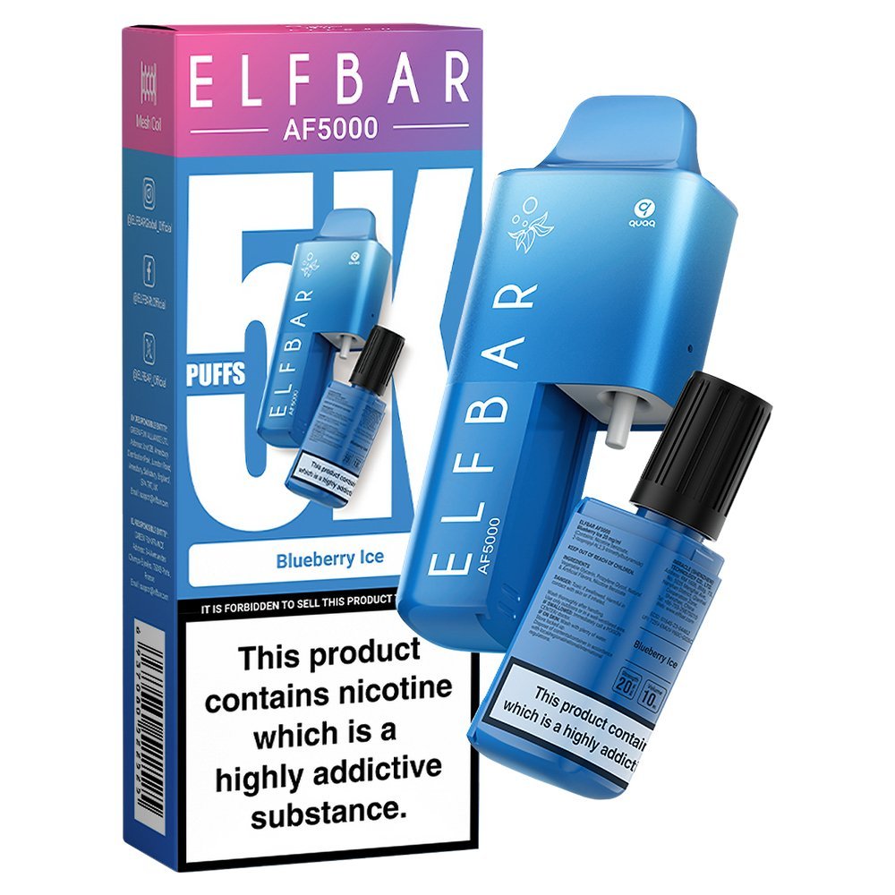 Elfbar AF5000 Puffs Disposable Vape Device - Box of 10