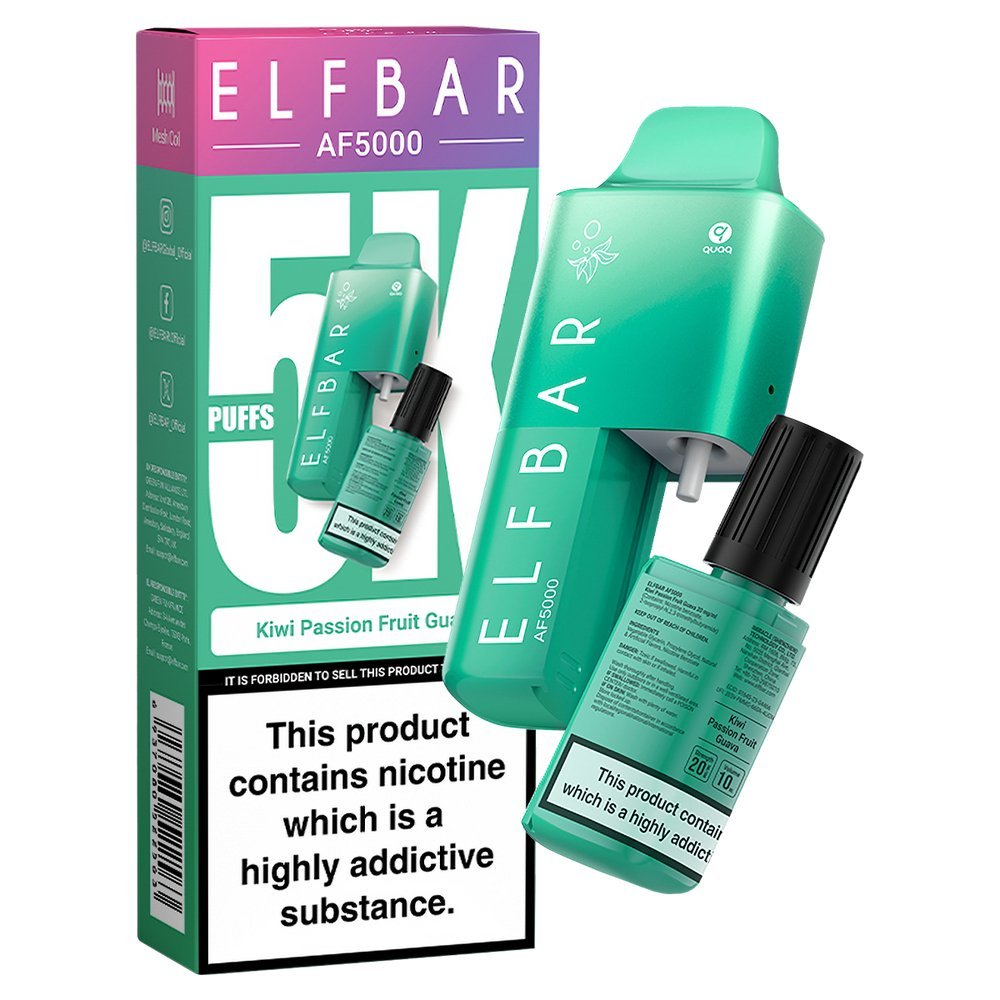 Elfbar AF5000 Puffs Disposable Vape Device - Box of 10