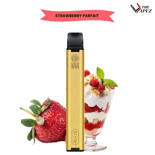 Gold Bar 600 Puffs-Strawberry Parfait