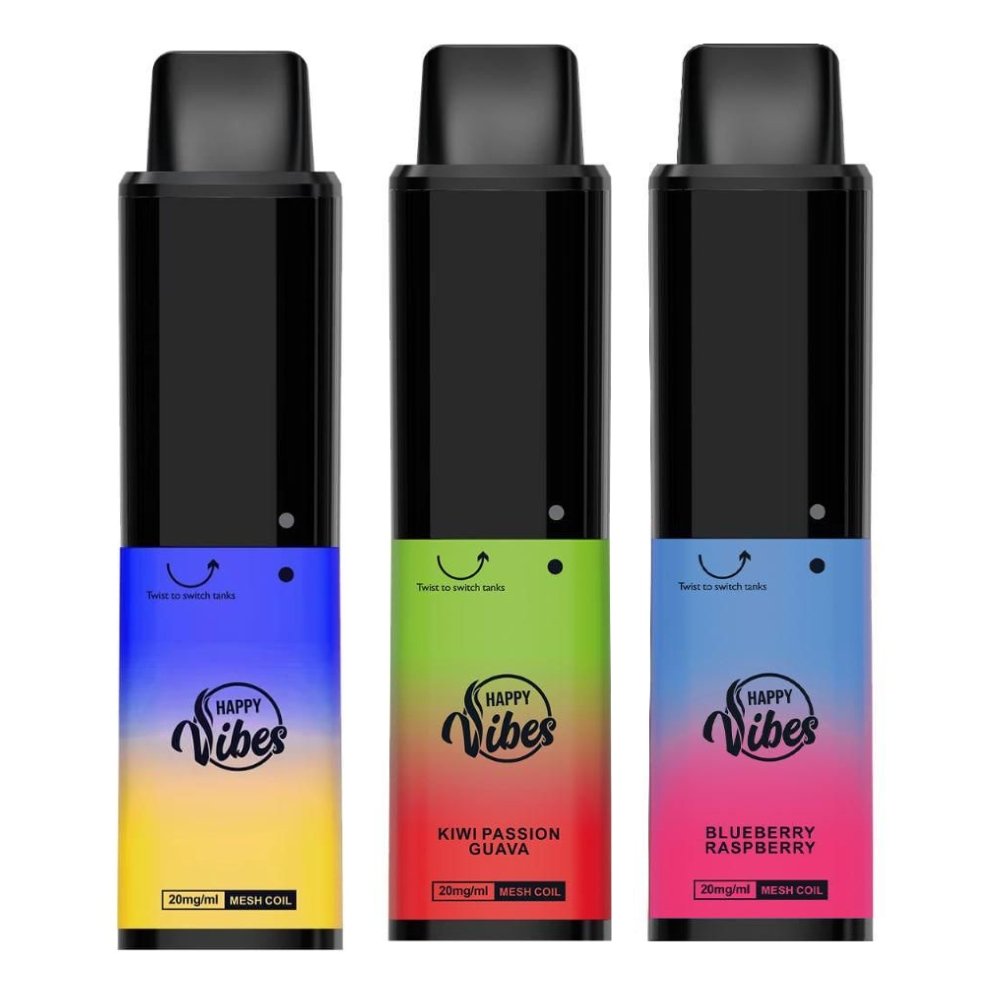 Happy Vibes Twist 2400 Disposable Vape Pod Kit Pack of 10