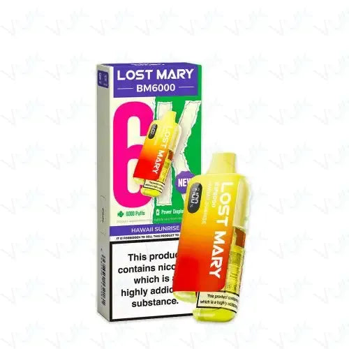 Lost Mary Bm6000 hawii sunrise