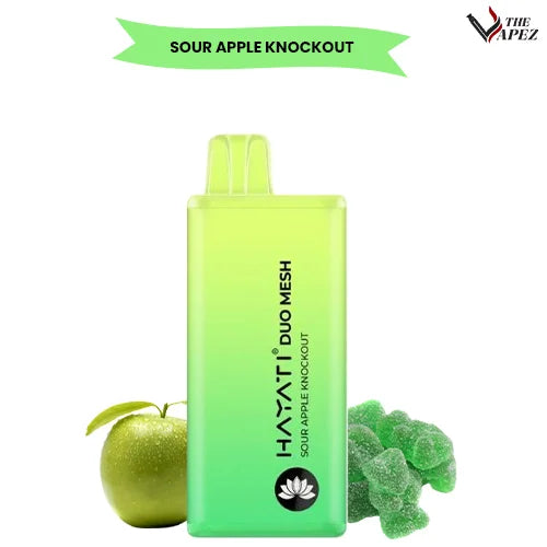 Hayati Duo Mesh 7000 Puffs-Sour Apple Knockout