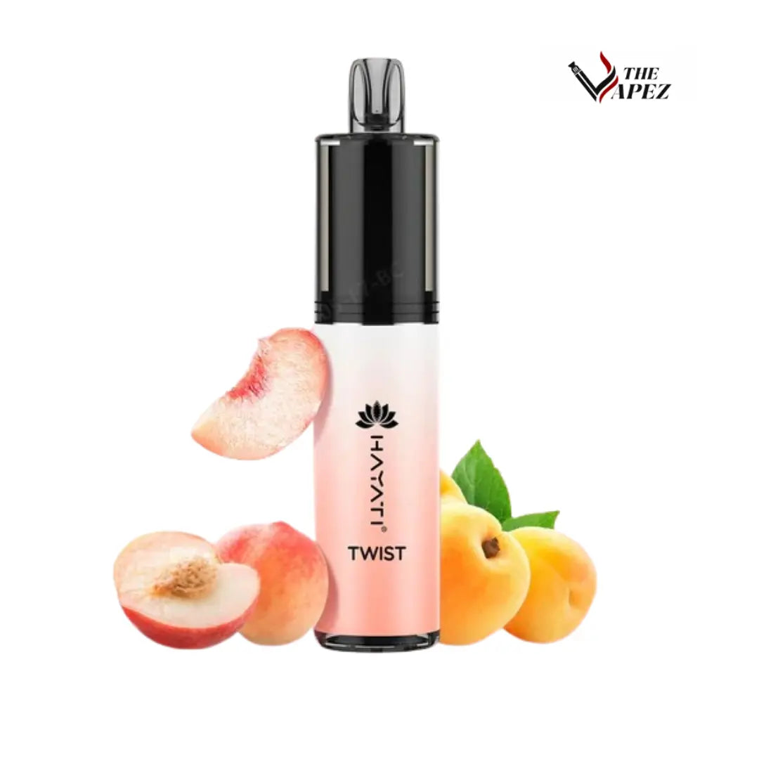 Hayati Twist 5000 Puffs Disposable Vape Pod Kit Juicy peach