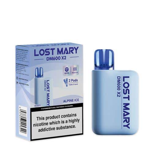 Lost Mary DM600 X2 Disposable Vape Box of 10 