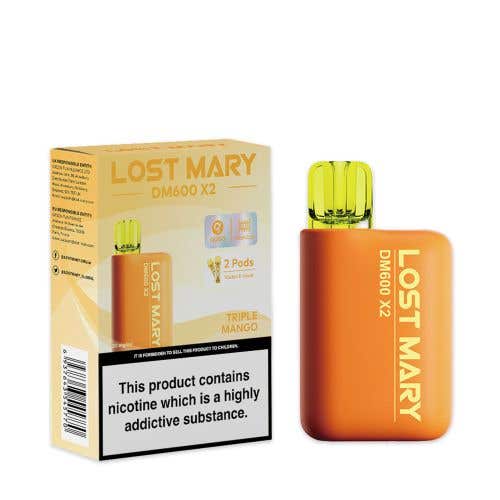 Lost Mary DM600 X2 Disposable Vape Box of 10